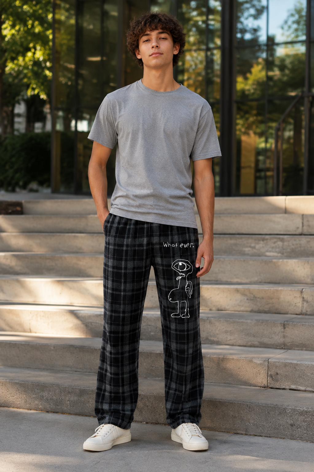 Drop 001 - Whatever - Men's Harley Flannel Pants